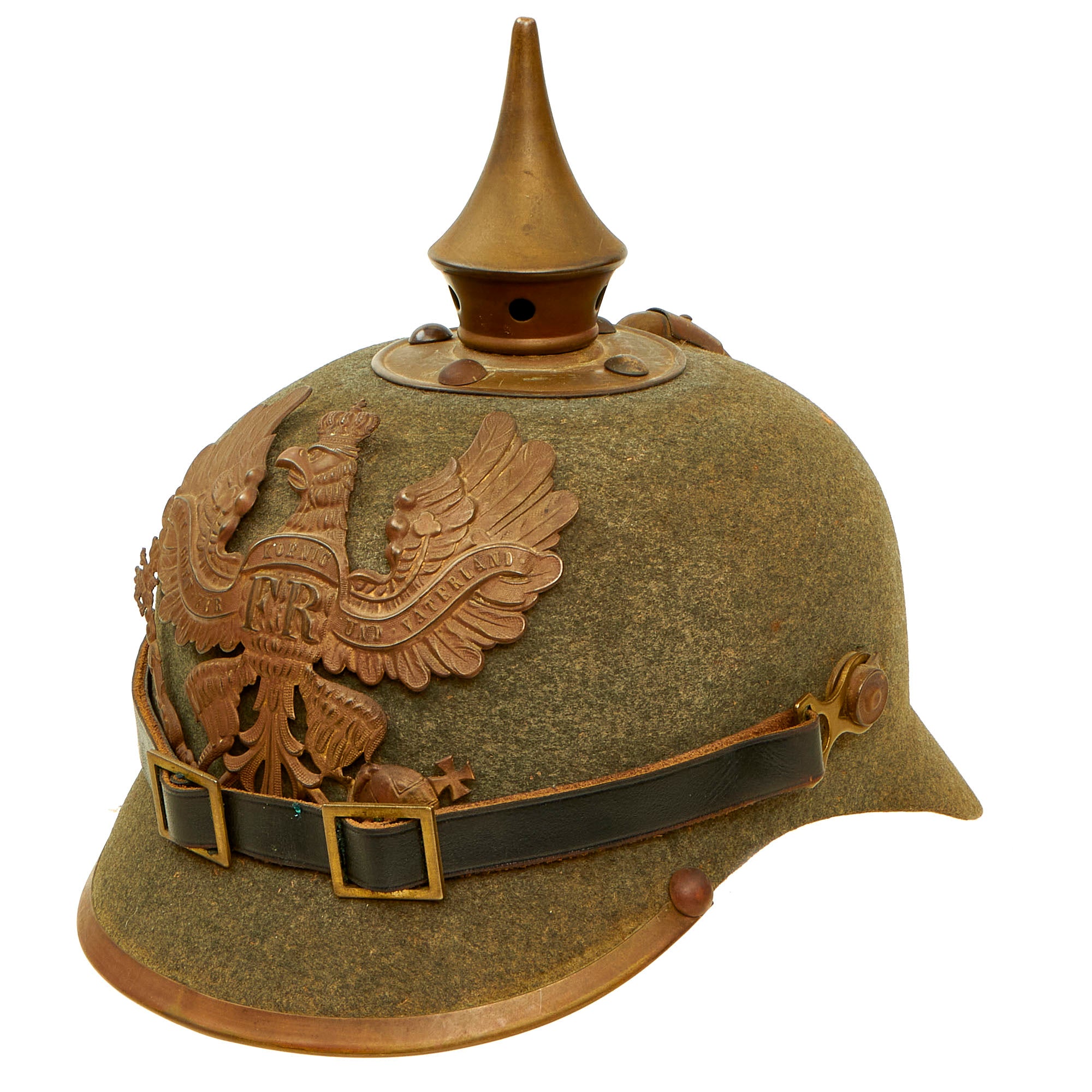 Original Imperial German WWI Prussian M1915 Infantry Ersatz Felt