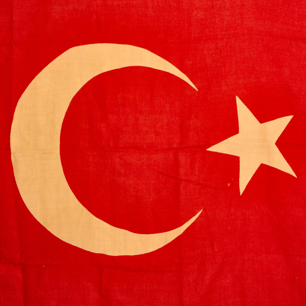 Original Turkey WWI Era Star And Crescent Flag Of The Ottoman Empire original-turkey-wwi-era-star-and-crescent-flag-of-the-ottoman-empire