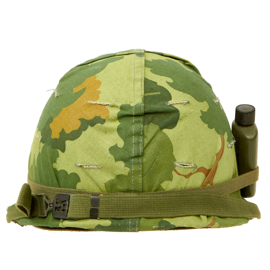 Original U.S. WWII Vietnam War M1-C Paratrooper Helmet with Reversible ...