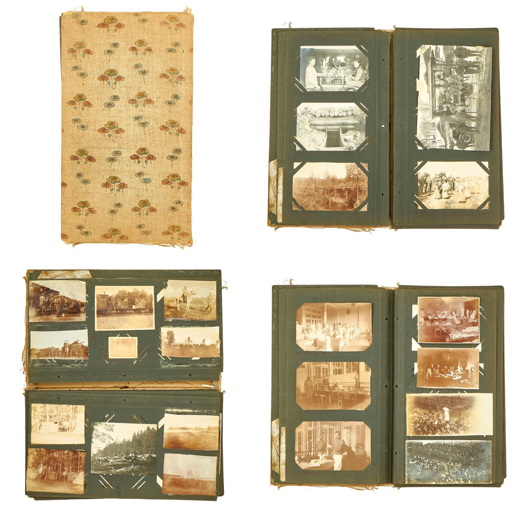 Original WWI Imperial Russian Officer Personal Photo Album - 90 Pictures Original Items