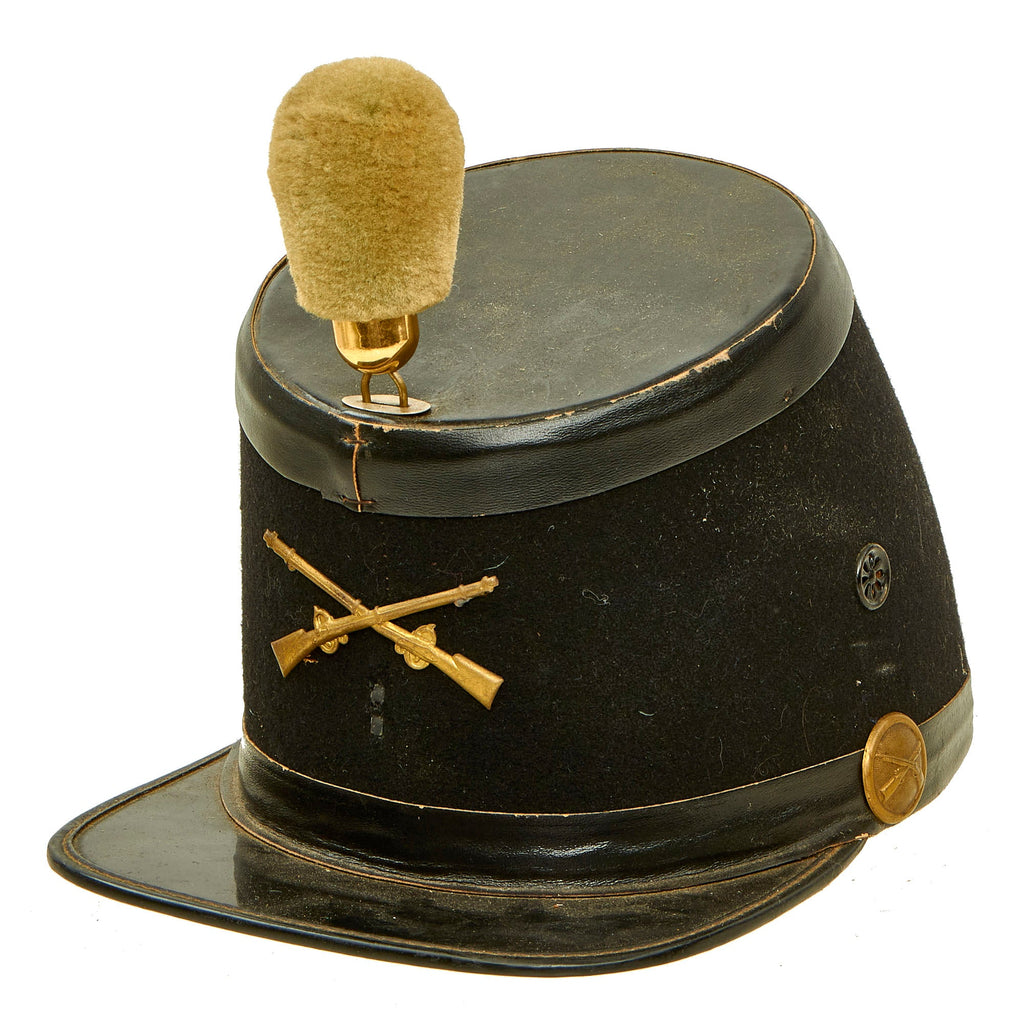 Original U.S. Indian Wars US Army Infantry “Albert Cap” Style Shako Original Items