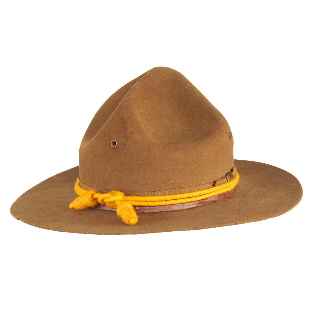 Original U.S. WWI US Army M1911 Felt Campaign Hat by Stetson With Cava