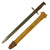 Original U.S. WWI M1905 Springfield 16 inch Rifle Bayonet marked S.A. with M1910 Scabbard - dated 1908 Original Items