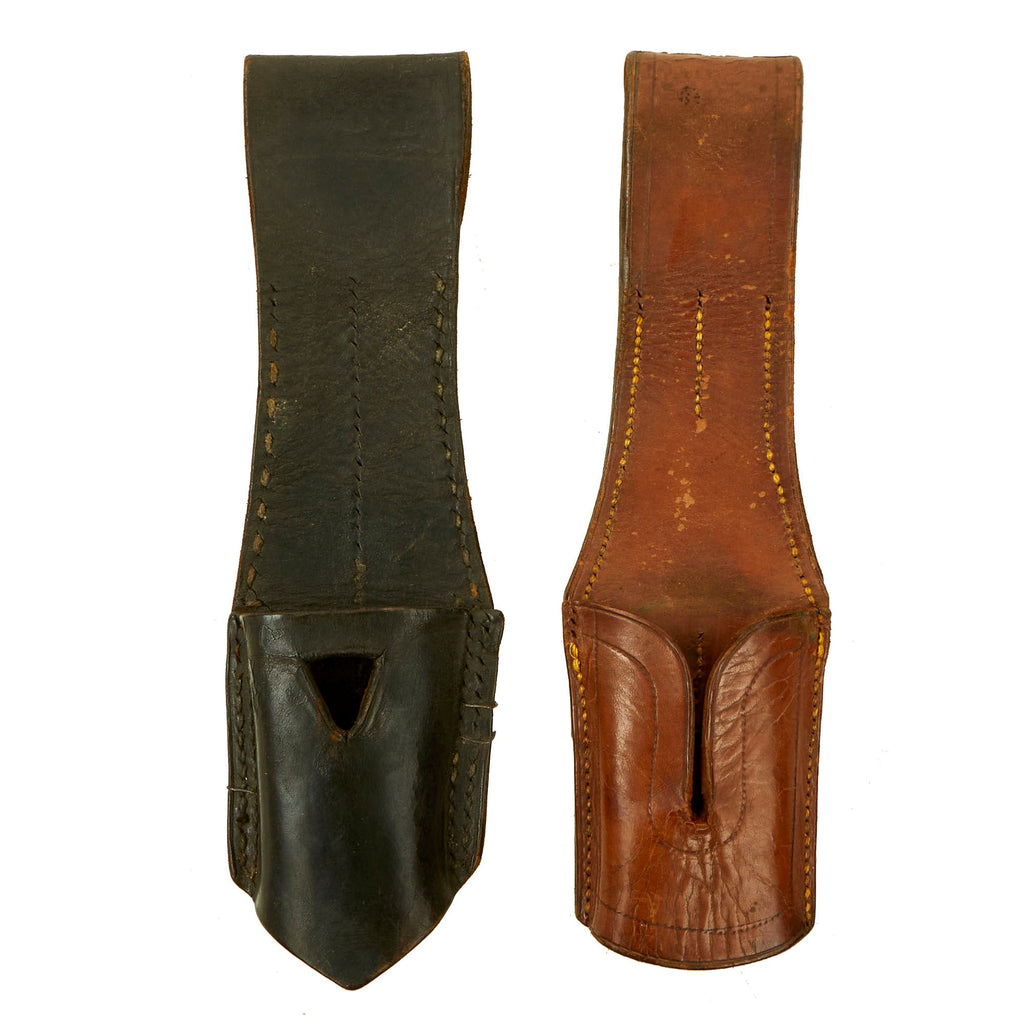 Original Spanish / Cuban Spanish-American War Era M1893 Bayonet Frog and Officers’ Machete Frog - 2 Items Original Items