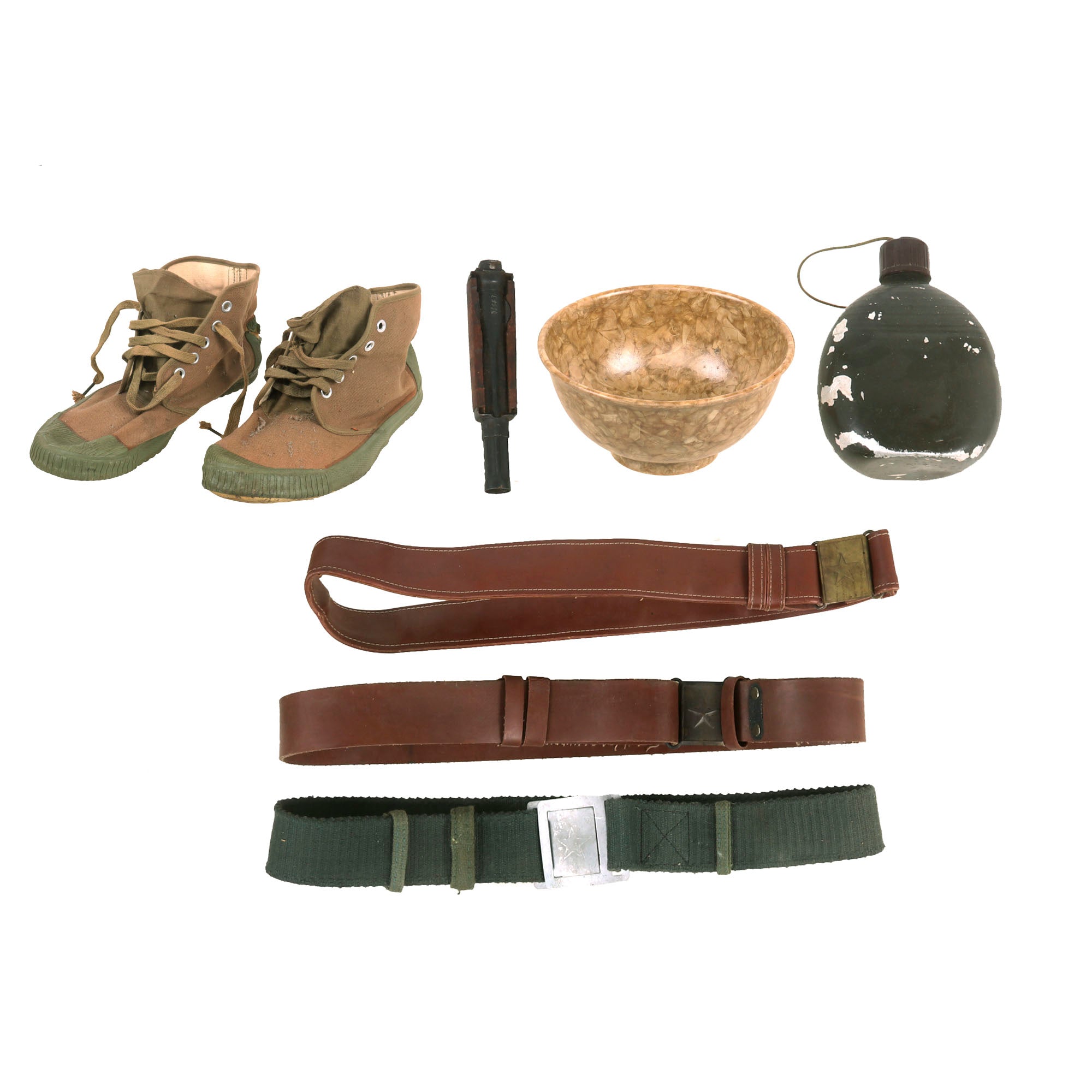 Original North Vietnamese Vietnam War NVA Vietcong Field Gear Lot