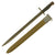 Original U.S. Vietnam War Unissued M1917 Trench Shotgun Bayonet With Scabbard by Canadian Arsenal in Original 1969 Dated Packaging Original Items