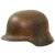 Original German WWII Army Heer M40 No Decal "Normandy" Camouflage Steel Helmet with 57cm Liner - marked NS64 Original Items