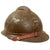 Original Belgian WWI Issue French Model 1915 Adrian Helmet with Lion Head Badge and Scarce 1st Pattern Liner - Complete Original Items