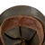Original French WWI Issue Model 1915 Adrian Helmet in Horizon Blue with RF Badge and First Pattern Liner - Complete Original Items