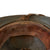 Original French WWI Issue Model 1915 Adrian Helmet in Horizon Blue with RF Badge and First Pattern Liner - Complete Original Items