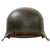 Original German WWII M42 Former Single Decal Army Heer Helmet with 53cm Liner & Partial Chinstrap - ckl60 Original Items