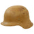 Original German WWII M42 Unissued Army Heer "Ordnance Tan" Painted Helmet with 55cm Liner & 1944 Dated Chinstrap - stamped hkp62 Original Items