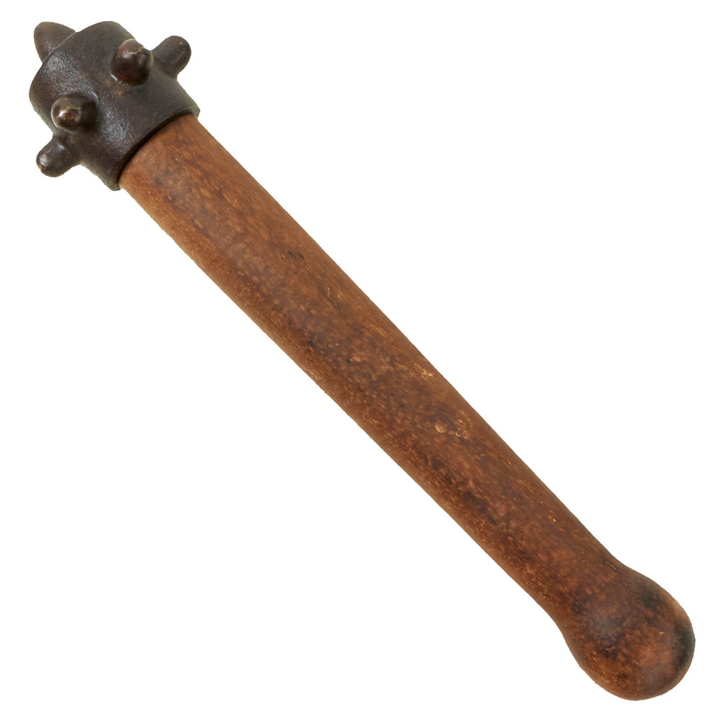 Original Imperial German WWI Goedendag Type Trench Raiding Club Original Items