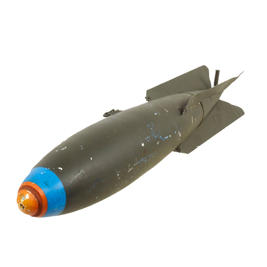 Original U.S. WWI Era Inert Mark II 25lb. Aerial Practice Bomb - Repainted Original Items