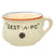 Original British WWII Homefront Anti-Axis Propaganda Caricature Adolf Teacup Ashtray by Fieldings Original Items