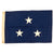 Original U.S. WWII Era US Navy Wool Three Star Vice Admiral Flag by Paramount Flag Co. - 22” x 34” Original Items