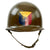 Original U.S. Vietnam War M1 Helmet and Westinghouse Liner With Painted Markings For The South Vietnamese Armored Corps School Original Items