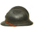 Original Rare French WWI Colonial Infantry & Navy Model 1915 Adrian Steel Helmet with Liner & Chinstrap Original Items