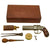 Original U.S. Cased Allen & Thurber of Norwich 1837 Patent .31cal Percussion Pepperbox Revolver with Accessories - Matching Serial 181 Original Items