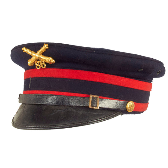 Original U.S. Moro Rebellion 86th Artillery Regiment NCO M1902 Visor Cap Original Items