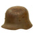 Original WWI Austro-Hungarian M17 Steel Helmet Shell With Writing “Taken From German Stores At Etaine” Original Items