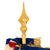 Original French Post WWII National Union of Associations of Deportees, Internees and Families of the Disappeared of Tarn, UNADIF Association Flag with Pole and Topper - Flagpole: 95”, Flag: 35” x 45” Original Items