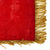 Original French Post WWII National Union of Associations of Deportees, Internees and Families of the Disappeared of Tarn, UNADIF Association Flag with Pole and Topper - Flagpole: 95”, Flag: 35” x 45” Original Items