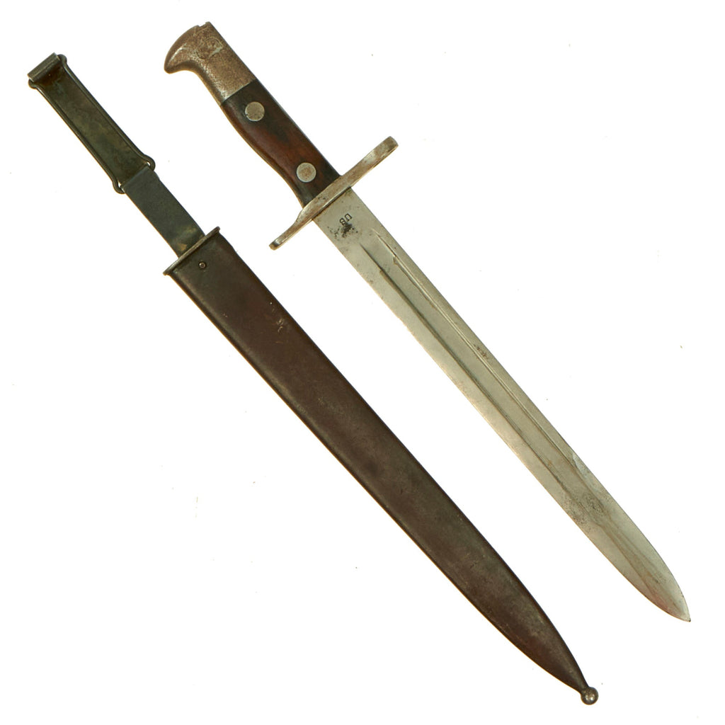 Original U.S. Spanish - American War Model 1892 Krag Rifle Bayonet and 2nd Pattern Scabbard - Dated 1898 Original Items