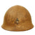 Original Japanese WWII Type 90 Special Naval Landing Forces Helmet with Complete Chinstrap Assembly- Tetsubo Original Items
