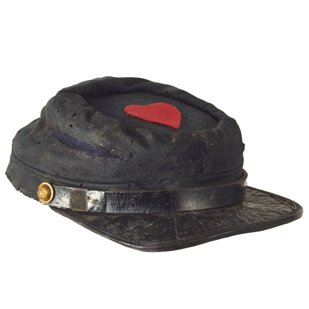 Original U.S. Civil War Union Officer’s Private Purchase Chasseur Style Pattern Kepi with 24th Corps Badge Original Items
