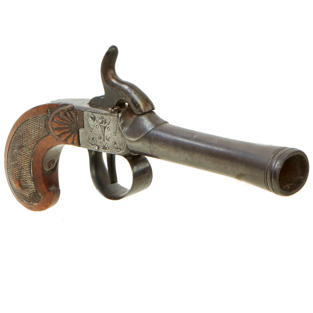 Original Belgian Boxlock Blunderbuss Pocket Percussion Pistol by Auguste Francotte of Liège - circa 1840 Original Items