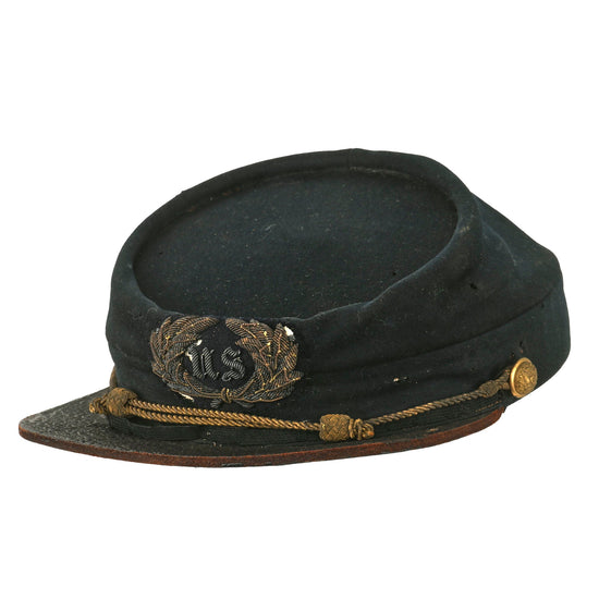 Original Early Indian Wars Model 1872 U.S. Army Kepi With Pattern 1851 Bullion Embroidered Officer’s Insignia Original Items