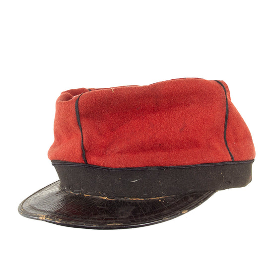 Original French Early WWI M-1874 Enlisted Man’s Red Kepi Original Items
