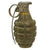 Original U.S. WWII Inert MkII Pineapple Grenade with Yellow Ring with M10A3 Fuze Original Items