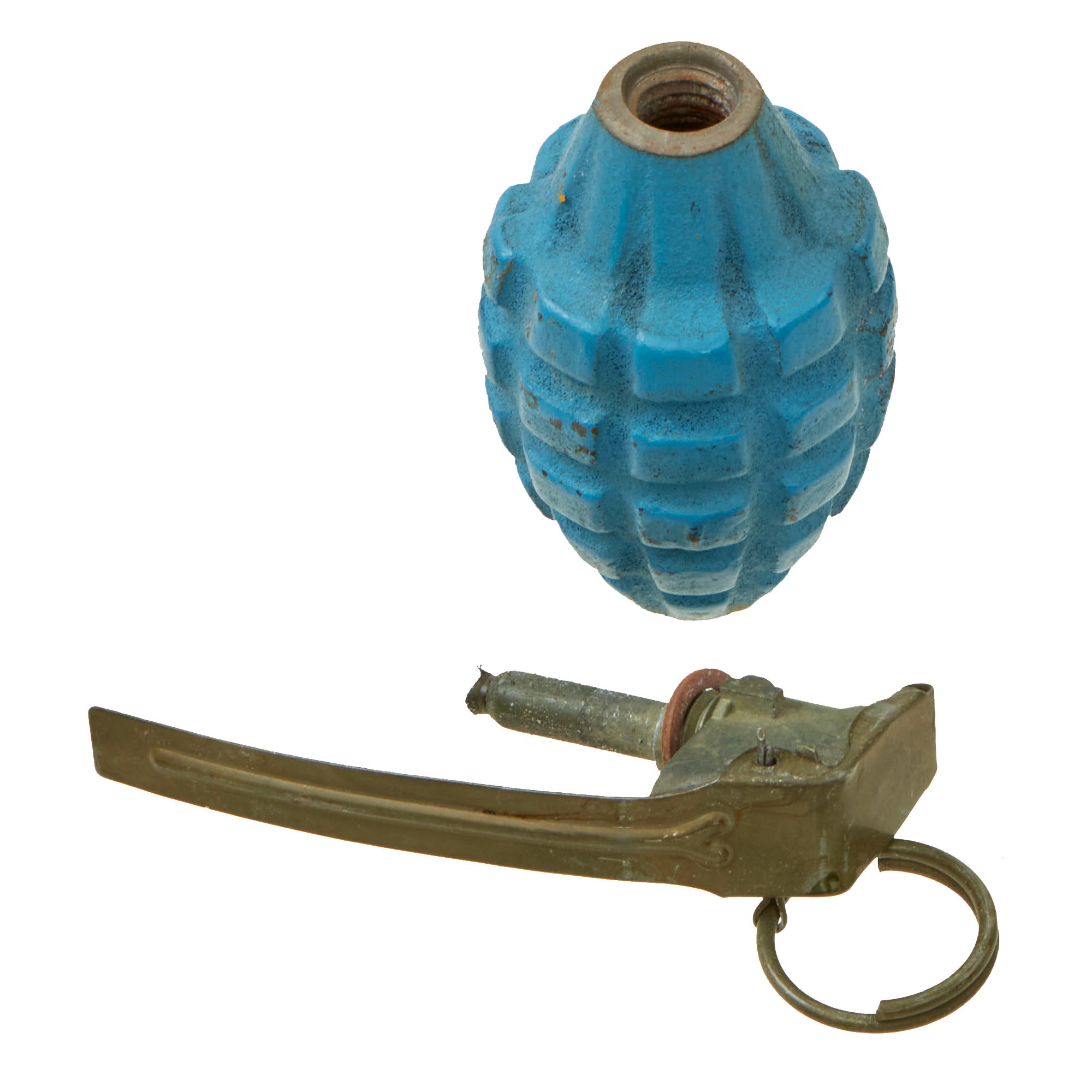 Original U.S. WWII M21 Inert Practice Pineapple Fragmentation Training ...