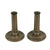 Original U.S. WWII Pair of German Artillery Shell Candle Stick Holders Trench Art - Dated 1936 Original Items
