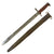 Original U.S. WWI M1905 Springfield 16 inch Rifle Bayonet marked S.A. with M1917 Leather Scabbard - dated 1909 Original Items