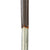 Original British WWI Officer's Private Purchase Leather Covered Aluminum Swagger Stick With Weighted Skull End For Use As Trench Club Circa 1917 Original Items