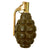 Original Post-WWII Soviet/Communist Bloc F1 Hand Fragmentation Grenade With Fuse - Inert Original Items