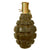 Original Post-WWII Soviet/Communist Bloc F1 Hand Fragmentation Grenade With Fuse - Inert Original Items