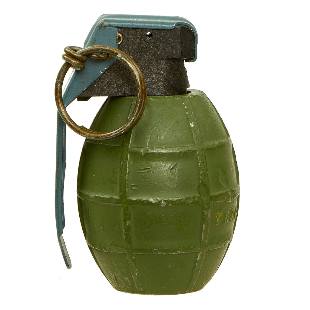 Original Belgian Cold War Era Inert Mecar M73 Practice Hand Grenade Original Items