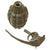 Original U.S. Pre-WWII Inert Early MkII Pineapple Fragmentation Grenade With M10A3 Fuze Original Items