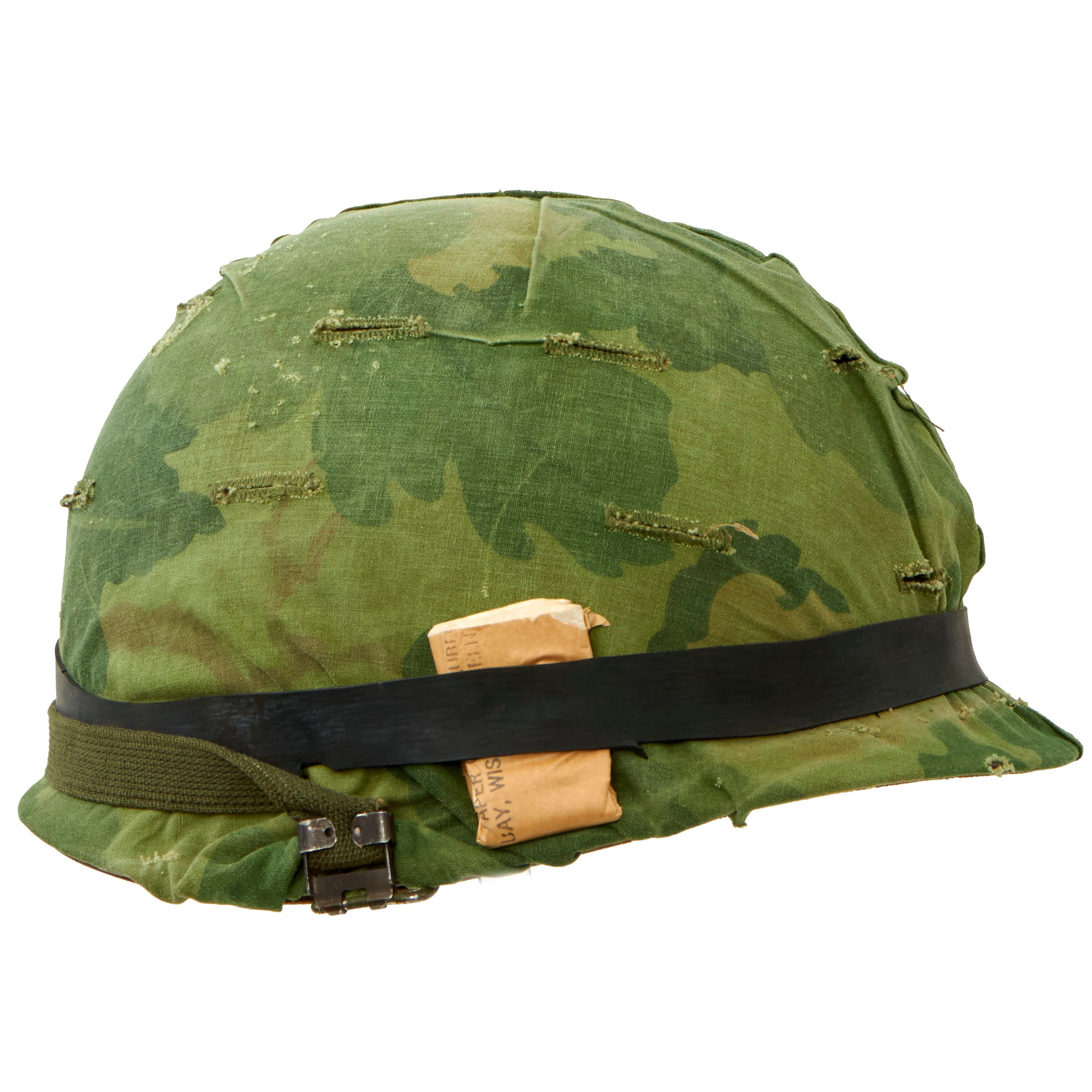 Original U.S. Vietnam War USMC M1 Helmet With Mitchell Pattern Camoufl ...