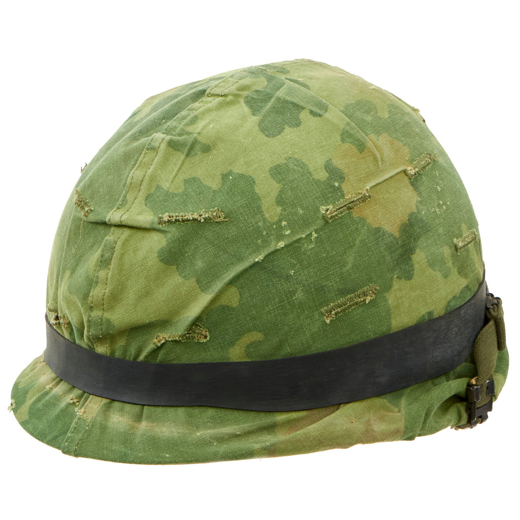 Original U.S. Vietnam War USMC M1 Helmet With Mitchell Pattern Camoufl ...