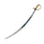 Original U.S. War of 1812 Era Mounted Officer’s Saber with Fireblued Blade with Gold-Inlay & Carved Bone Grip Original Items