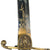 Original U.S. War of 1812 Era Mounted Officer’s Saber with Fireblued Blade with Gold-Inlay & Carved Bone Grip Original Items