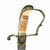 Original U.S. War of 1812 Era Mounted Officer’s Saber with Fireblued Blade with Gold-Inlay & Carved Bone Grip Original Items
