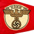 Original German WWII NSKK Vehicle Staff Car Pennant Flag - 7 1/2" x 13 1/2" Original Items