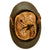 Original French WWII Model 1926 Adrian Infantry Helmet with 54cm Liner & Chinstrap - Olive Green Original Items