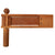 Original British WWI Wooden Gas Alarm Rattle For Use as Gas Alarm Only Original Items